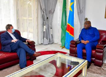 Félix Tshisekedi et Mike Hammer 