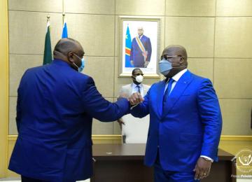 Félix Tshisekedi  et Jean Pierre Bemba