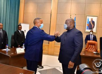 Félix Tshisekedi et Moïse Katumbi