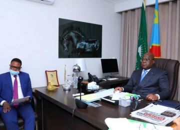 Félix Tshisekedi et son dircab