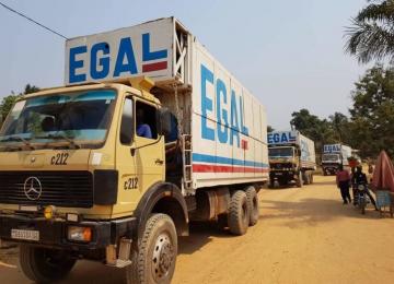 Camions d'EGAL SARL. Ph. Droits tiers.  