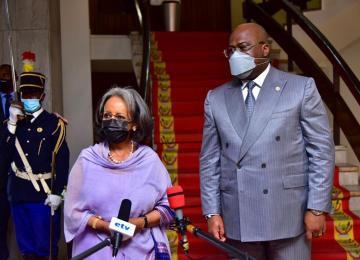 Félix Tshisekedi et Sahle-work 