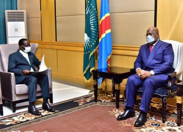 Félix Tshisekedi et Sylvestre Ilunga 