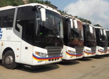 Nouveaux bus TRANSCO. Ph. Actualite.cd