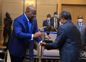 Félix Tshisekedi et Dr Muyembe