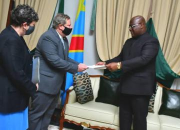 Félix Tshisekedi et Mike Hammer 