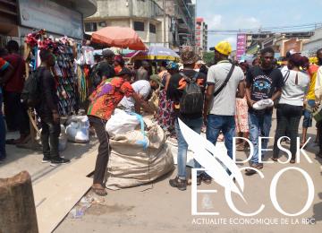 Marché central de Kinshasa. Ph. Droits tiers. 