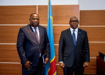 Sama Lukonde et le DG du BCECO