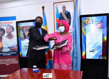 Alexis Mangala Ngongo et Awa Ndiaye Seck