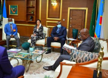 Félix Tshisekedi et un collectif des députés du Grand Equateur