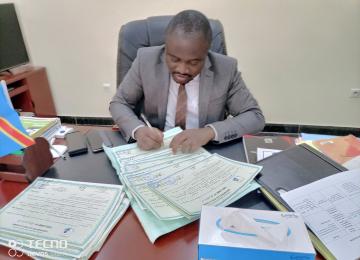 Muhindo Nzangi, ministre de l'ESU. Ph. Droits tiers.