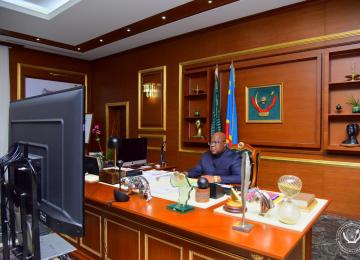 Félix Tshisekedi au Conseil des ministres