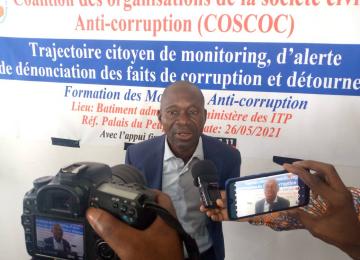 Gérard Bisambu, Sécretaire général de l'AETA. Ph. ACTUALITE.CD