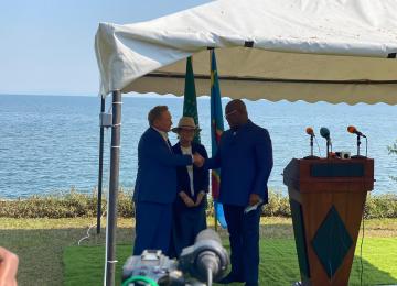 le président Félix Tshisekedi et Andrew Forrest