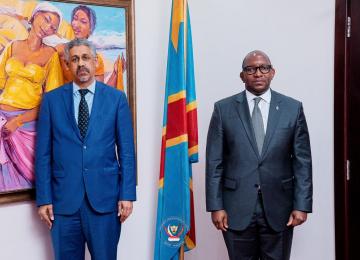 Sama Lukonde et le DG de la BADEA