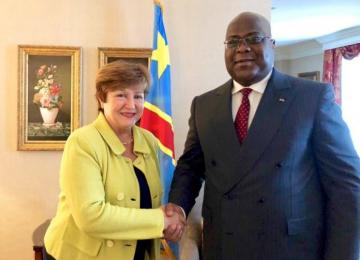 Félix Tshisekedi et la DG du FMI