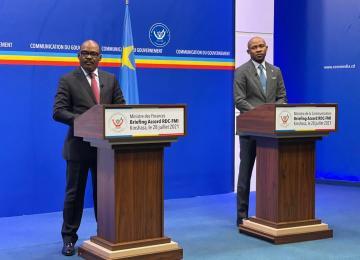 Nicolas Kazadi et Patrick Muyaya