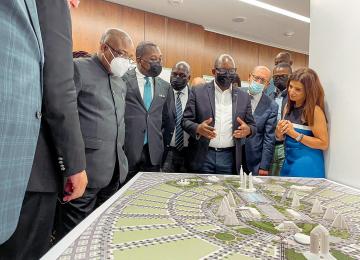 Sama Lukonde au Caire en Egypte