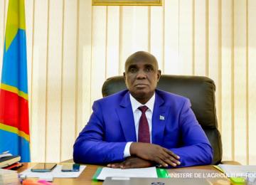 Le ministre de l'Agriculture Désiré M'zinga Birihanze