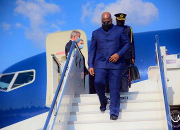 Félix Tshisekedi est arrivé à Rome