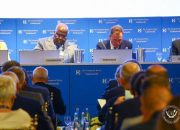 Félix Tshisekedi au Forum Ambrosetti en Italie