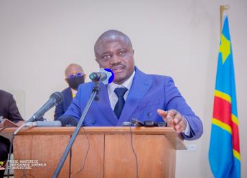 Muhindo Nzangi, ministre de l'ESU. Ph. Droits tiers.