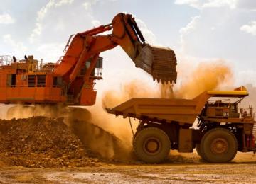 Carrière dans une mine