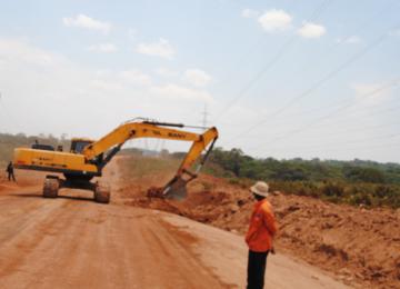 Un chantier des travaux publics