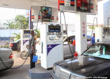 Une station de carburant