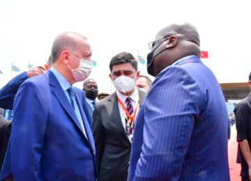 Le Président Turc et Félix Tshisekedi 