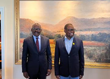 Le Ministre des Finances de la RDC et son homologue de l'Afrique du Sud 