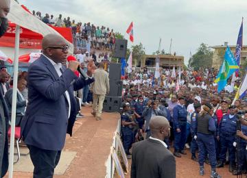 Sama Lukonde à Mbandaka 