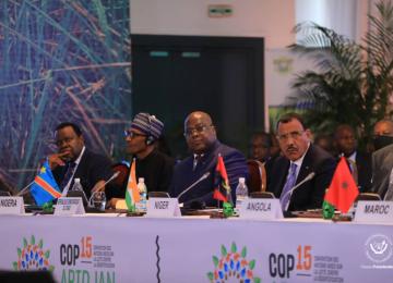 Le Président Félix Tshisekedi à la cop15 à Abidjan 