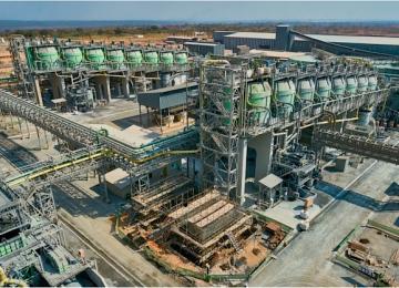 Usine Kamoa Copper dans le Lualaba
