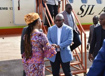 Arrivée du Premier ministre à Kisangani 