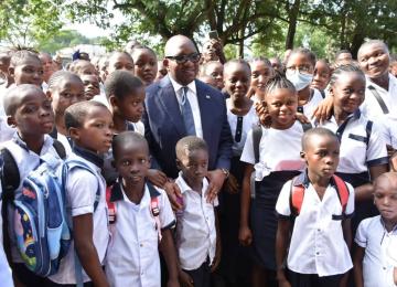Le Premier Ministre Sama Lukonde a lancé la rentrée scolaire depuis Kisangani 