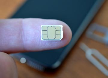 Une carte sim