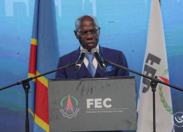 Le président de la FEC Albert Yuma
