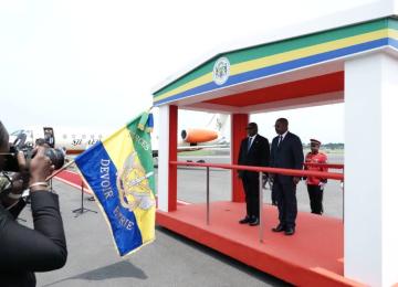 Le PM Sama Lukonde a été accueilli par son homologue gabonnais 