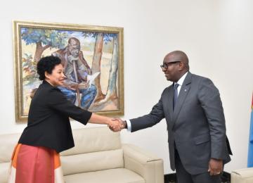 Cette délégation a été conduite par la Directrice des Politiques publiques pour l'Afrique 