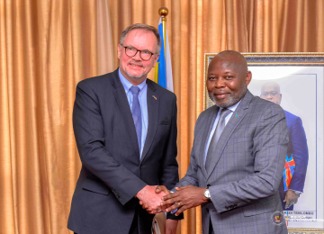 Le VPM de l'économie Vital Kamerhe s'est entretenu avec l'ambassadeur de Norvège en RDC