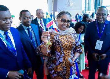 Ministre d'État en charge du Plan, Judith Suminwa Tuluka. 