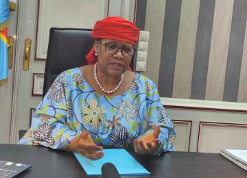 Mme Malangu Kabedi, Gouverneure de la Banque Centrale du Congo 