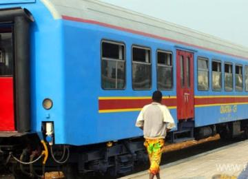 Une vue de la Gare centrale de Kinshasa