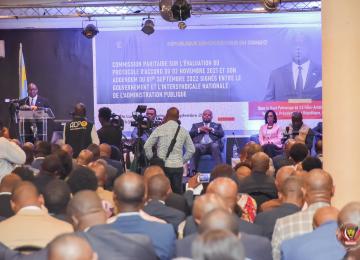 Le Premier Ministre Sama Lukonde a lancé ces travaux le lundi 11 septembre 2023Le Premier Ministre Sama Lukonde a lancé ces travaux le lundi 11 septembre 2023