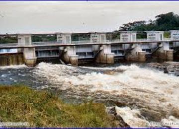 Le barrage hydroélectrique de Kisangani. 