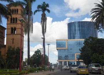 Une vue de la ville de Lubumbashi 