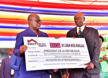 Le président Félix Tshisekedi a pris part à la cérémonie de mise à la retraite de ces agents et cadres