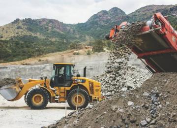 Une carrière de mines. Photo d'illustration 