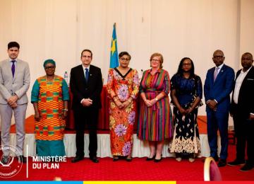 La Ministre du Plan Judith Suminwa a lancé les travaux en présence des bailleurs de fonds 